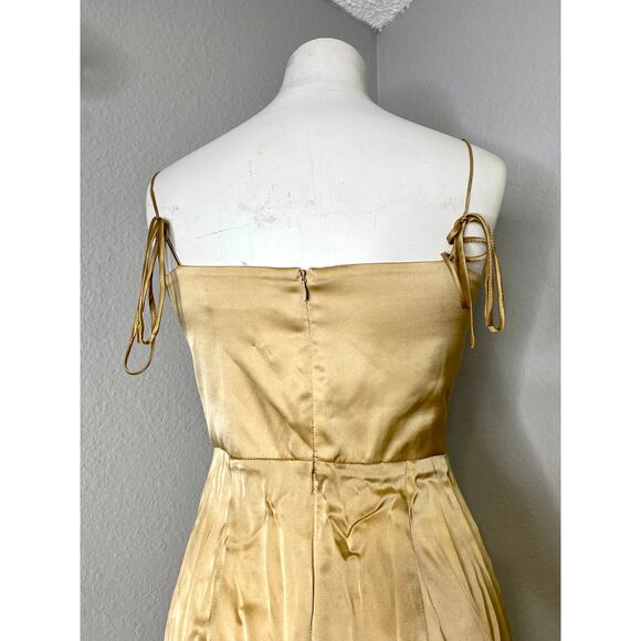 Amanda Uprichard Avani Dress in Earth S - Picture 6 of 10